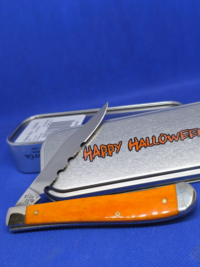 2014 Case XX Happy Halloween Slimline Trapper 61048 NIB 10545