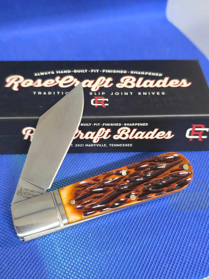 RoseCraft Blades - Loosahatchee Jack - Brown Bone Dapper Jig - RCT010-DJB