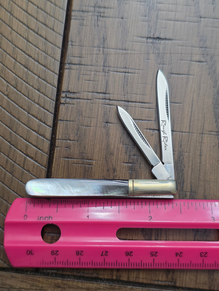 Rough Rider RR415 Black Lip Pearl Barlow Style Gentlemans Knife