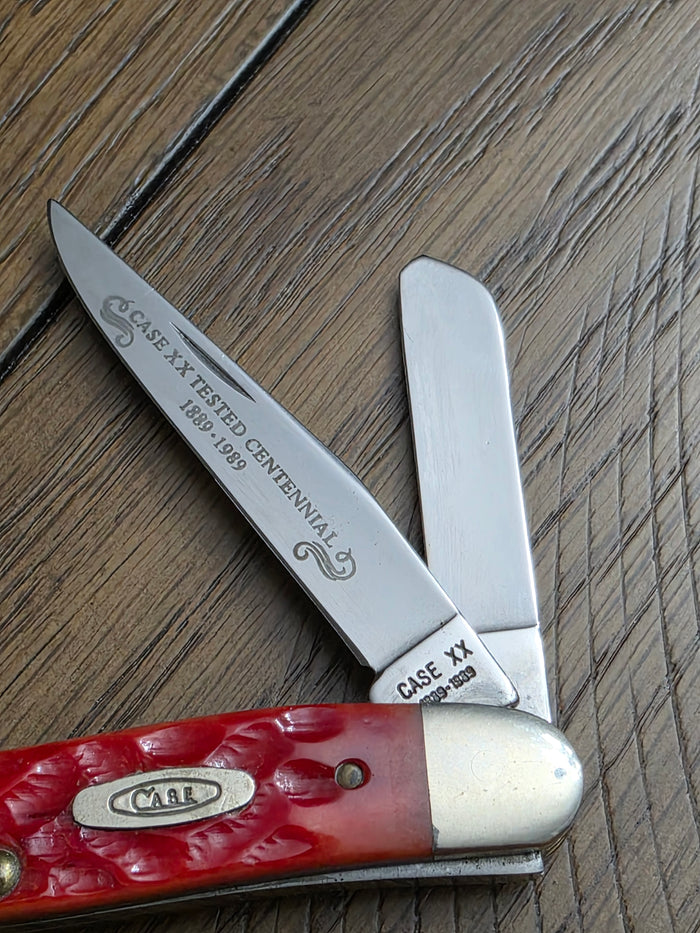 1989 Case XX R6318 Red Bone Stockman Centennial