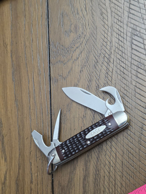 1997 Case XX Brown Jig Delrin Camp Knife
