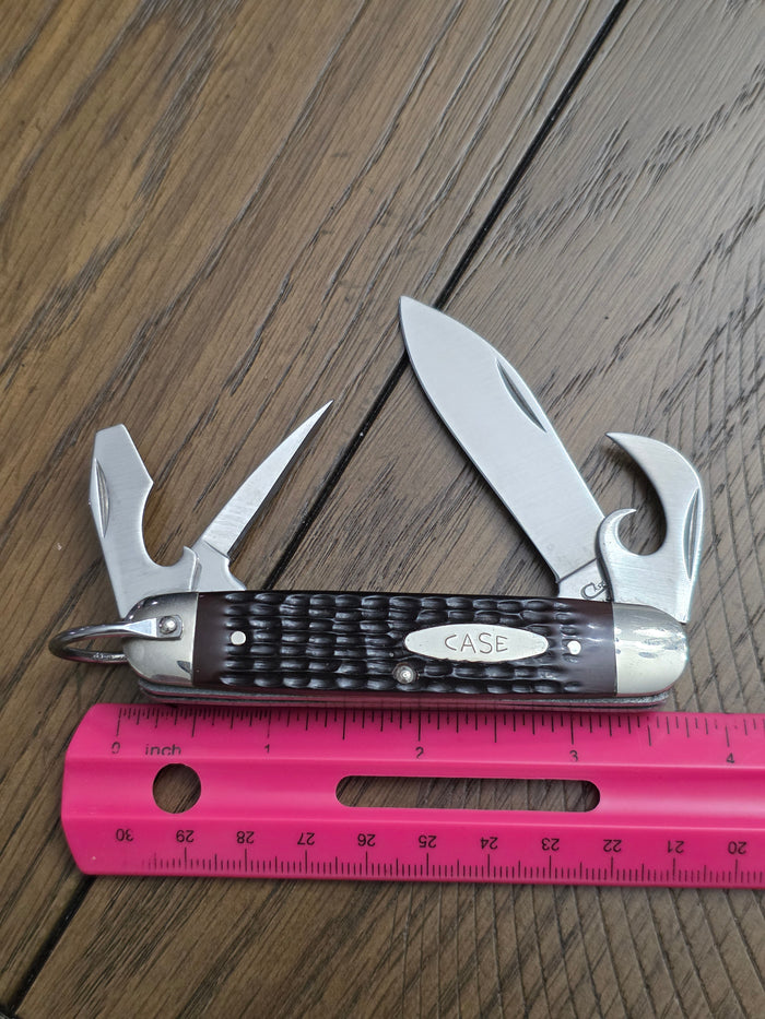 1997 Case XX Brown Jig Delrin Camp Knife