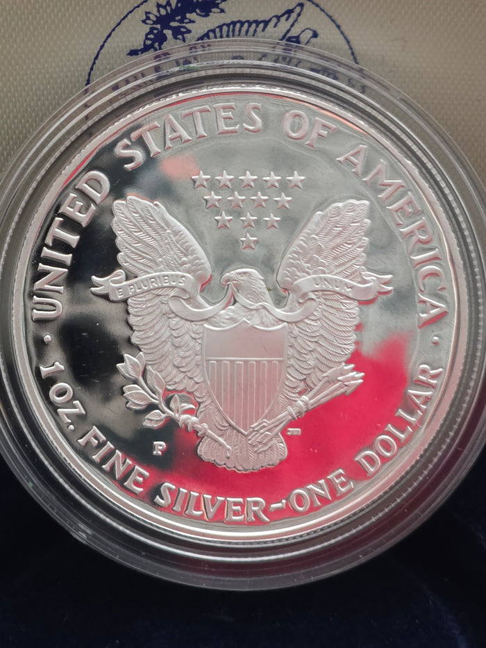 1999 SAE Proof Silver American Eagle $1 New in Box