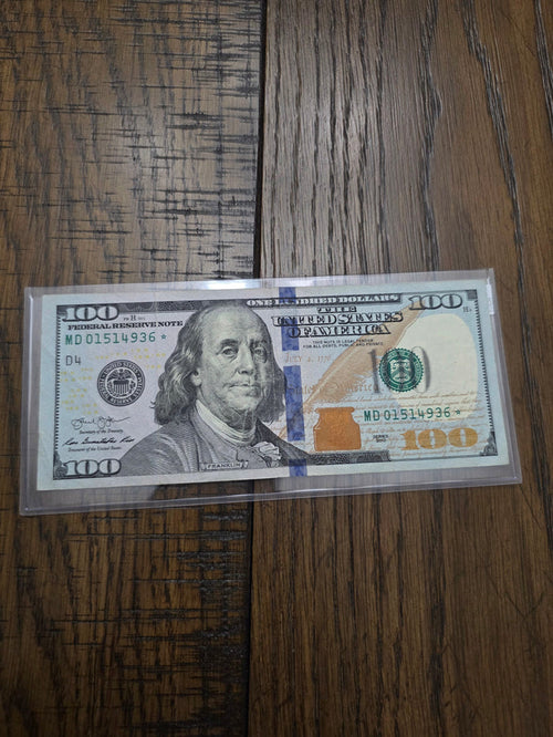 2013 Series $100 FRN Star Note Ben Franklin