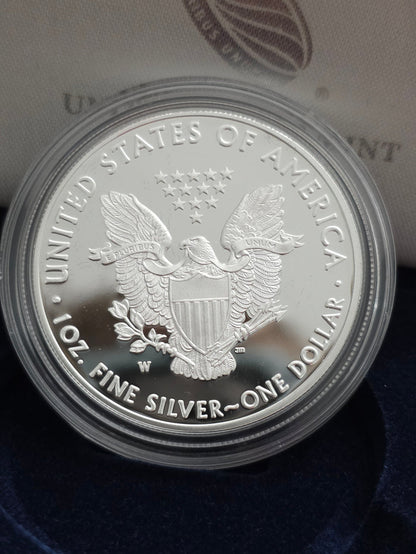 2018 SAE Proof Silver American Eagle $1 New in Box