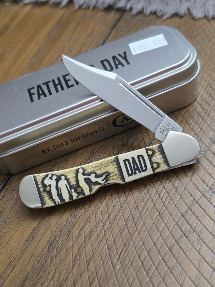 2023 Case XX Mini Copperlock Natural Bone Father's Day Series 10621