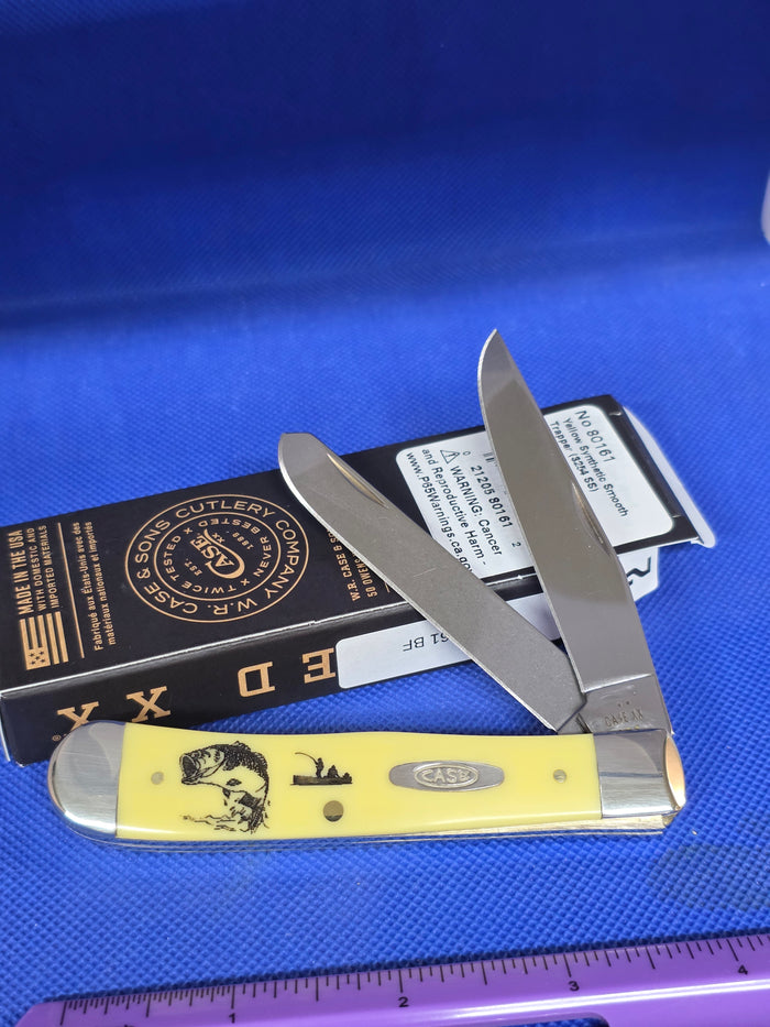 2025 Case XX Yellow Trapper Bass Fishing 80161 BF SFO