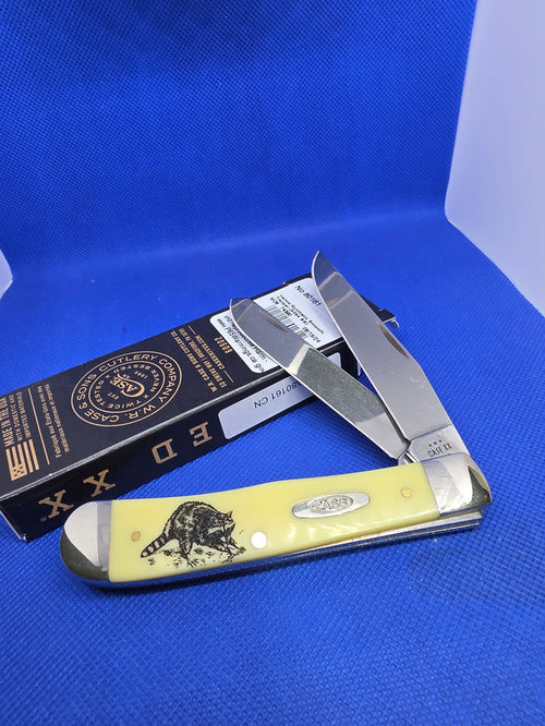 2025 Case XX Yellow Trapper Raccoon 80161 CN SFO