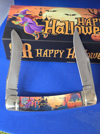 2026 Rough Ryder Halloween Knife Moose Glow in Dark Handle RR2797
