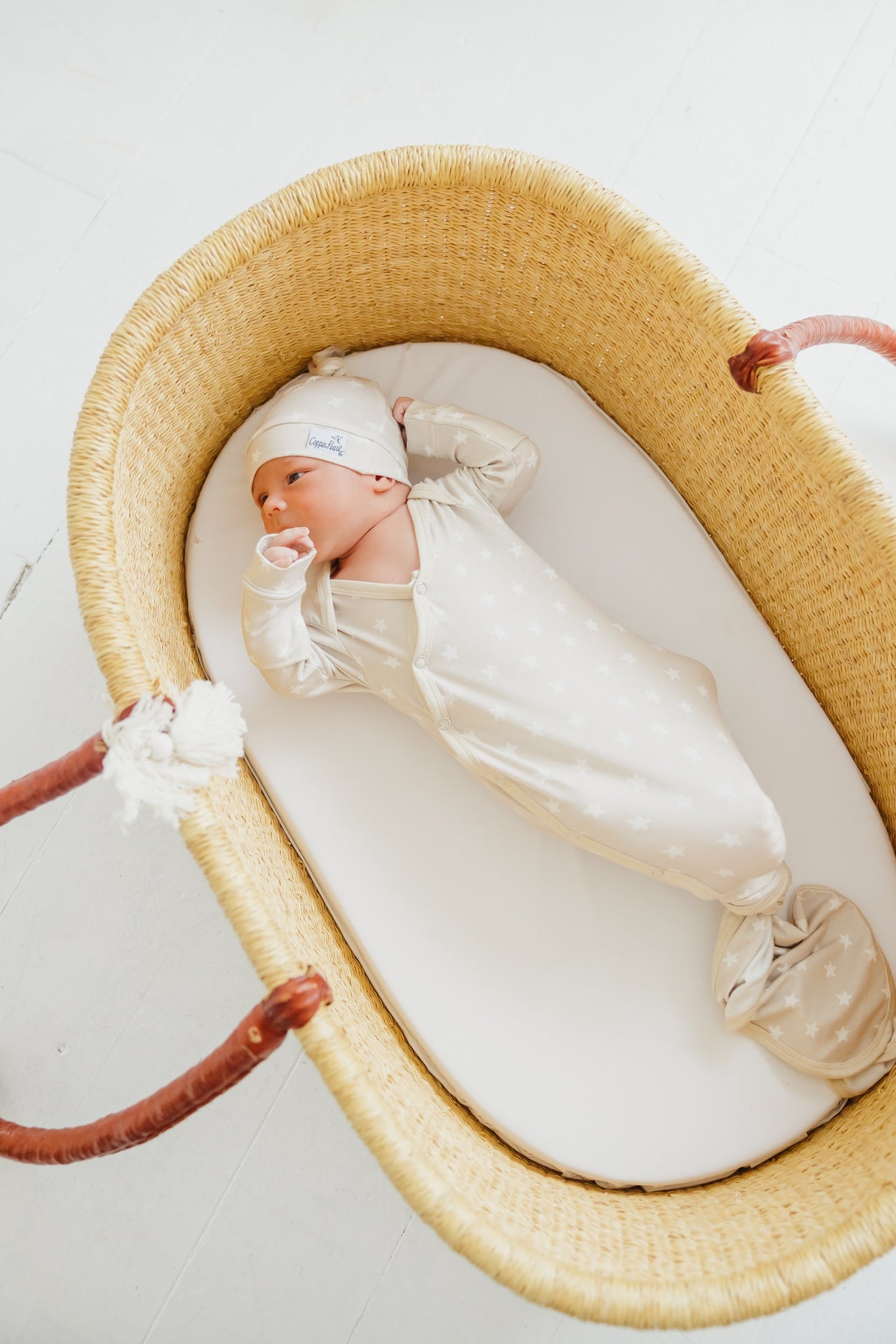 Newborn Knotted Gown - Twinkle