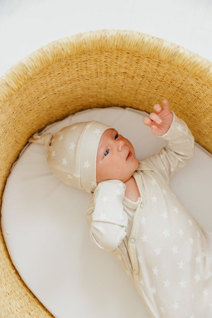 Newborn Knotted Gown - Twinkle