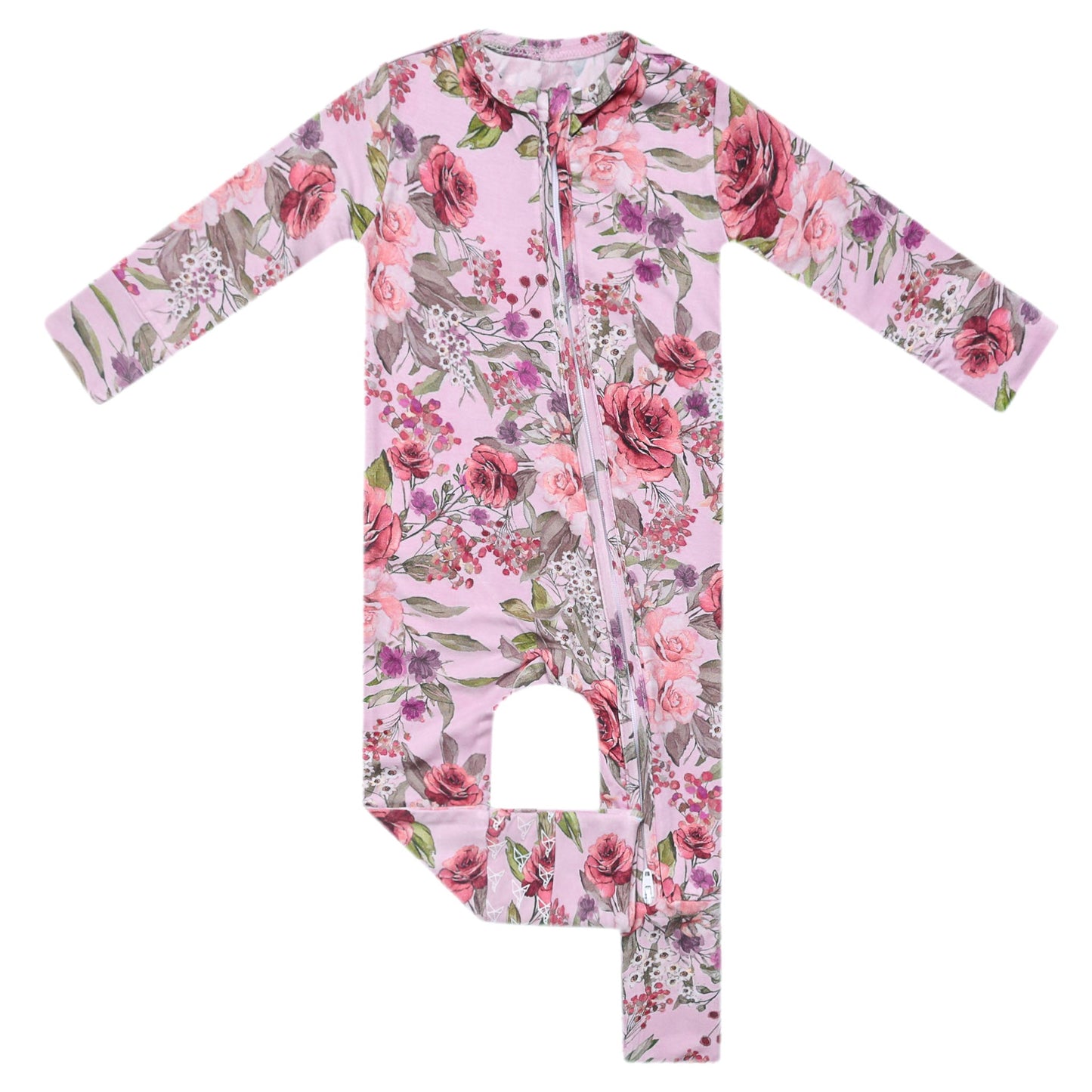 Bamboo Convertible Zip-Up Footie Pajama - Deborah