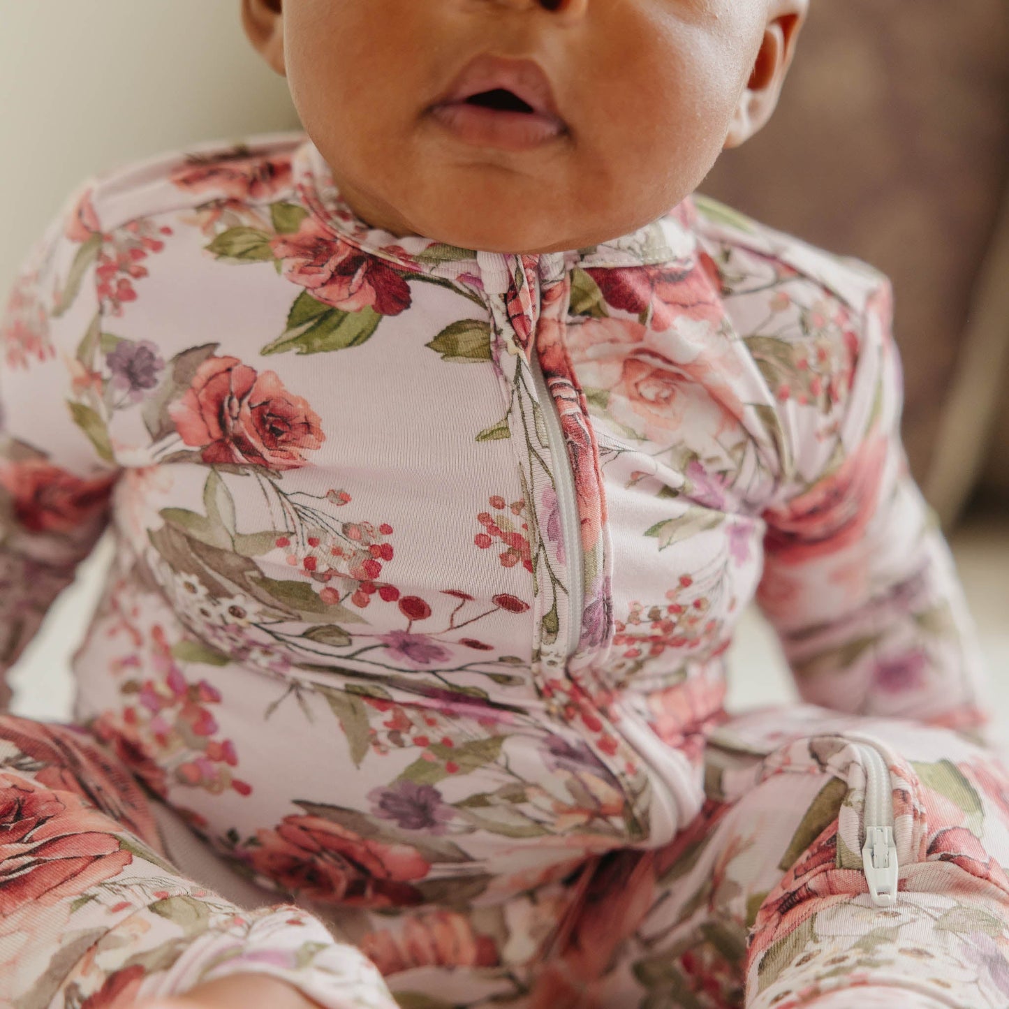 Bamboo Convertible Zip-Up Footie Pajama - Deborah