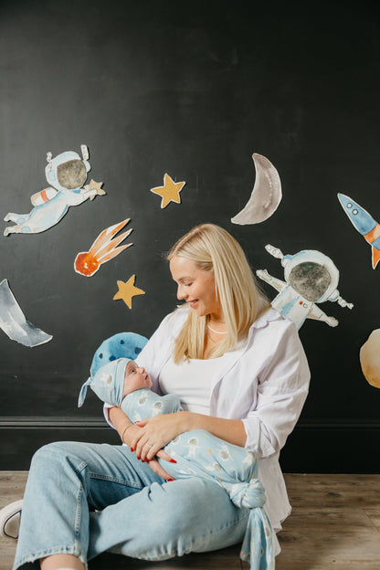 Knit Swaddle Blanket - Neil