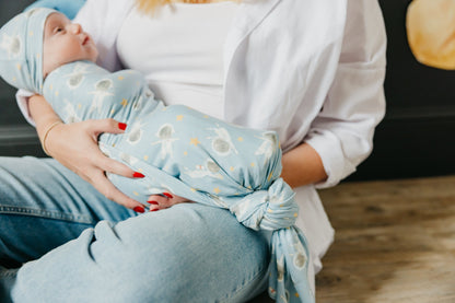 Knit Swaddle Blanket - Neil