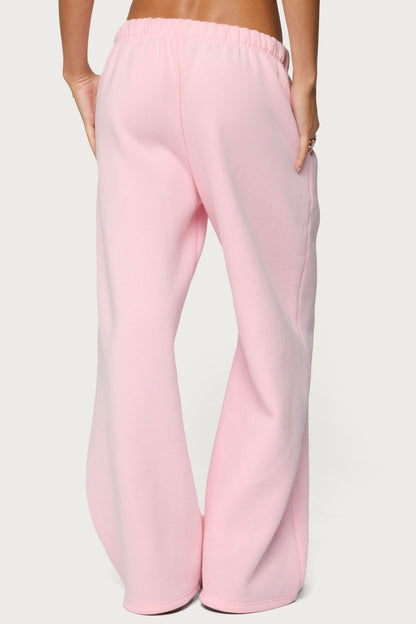 Love Edikted Wide Leg Sweatpants