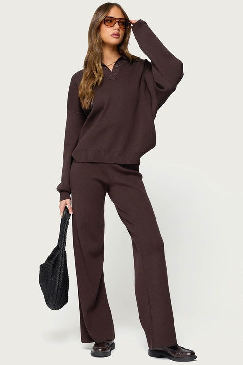 Lorie Wide Leg Knit Pants