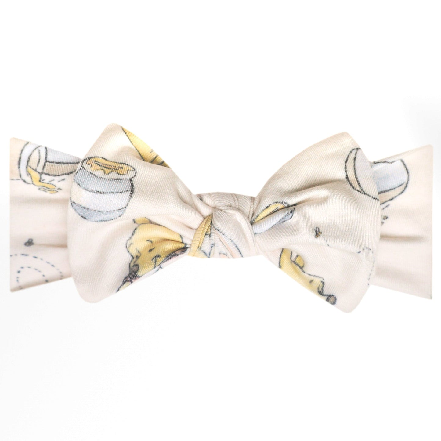 Knit Headband Bow - Hunny