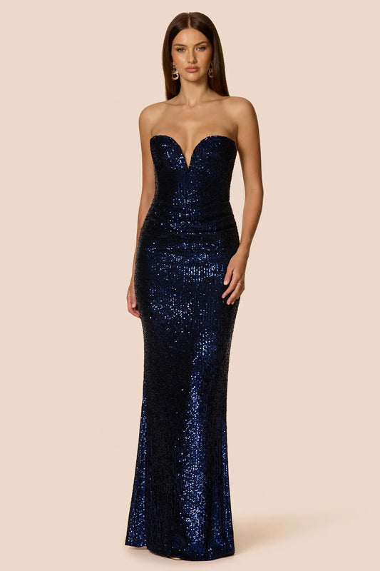 Nookie Dante Maxi Dress - Sapphire