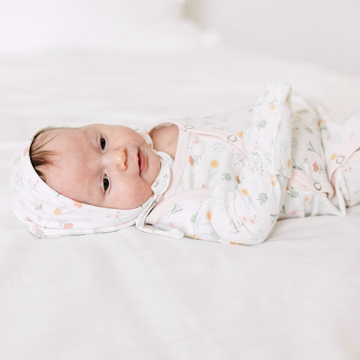 Newborn Knotted Gown - Mabel