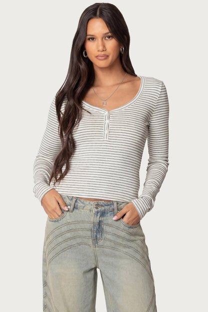 Jocelyn Striped Top
