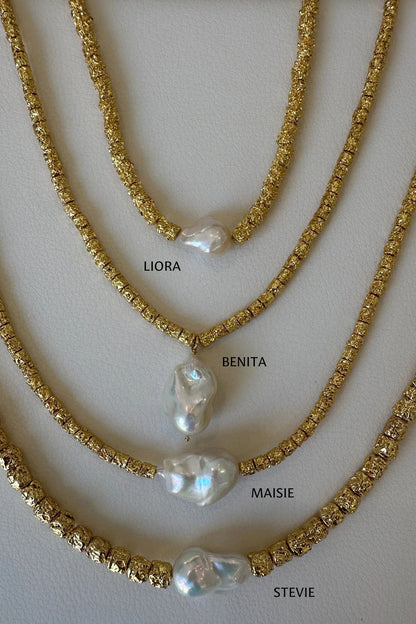 Maisie Necklace - 24K Gold Plated