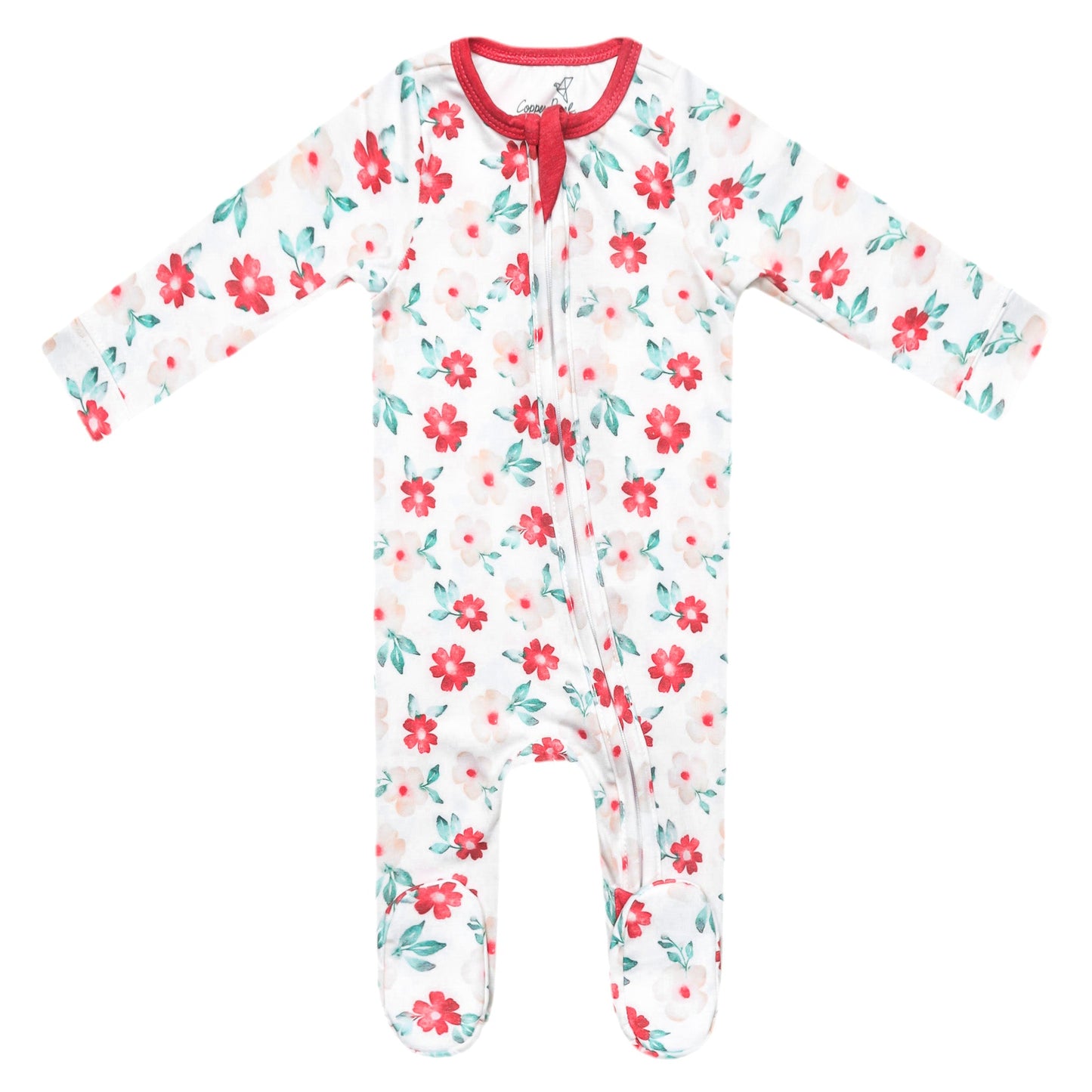 Zip-Up Footie Pajama - Noel