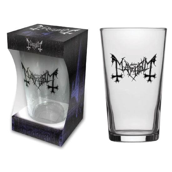Beer Glass - Mayhem - Logo