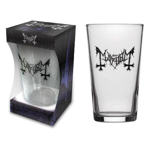 Beer Glass - Mayhem - Logo