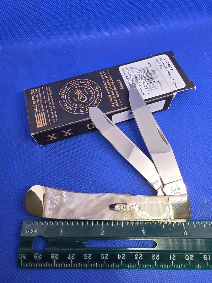 Case XX Corelon Trapper with Heavenly Pearl Handles - 6073-HP