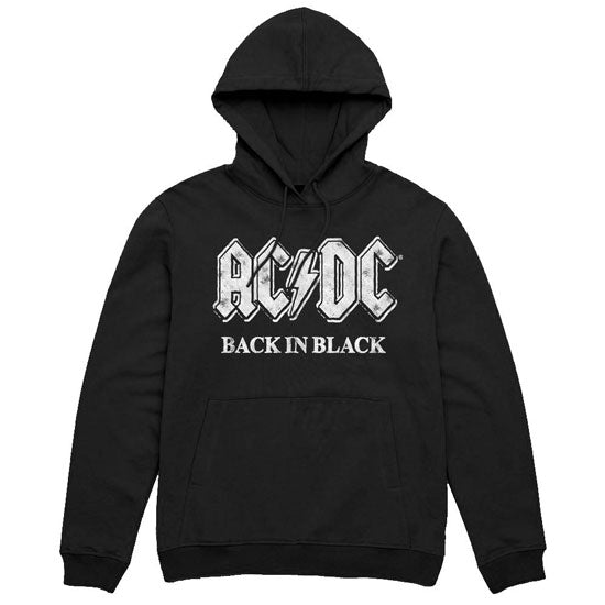 Hoodie - AC/DC - Back In Black Vintage - Pullover