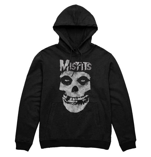 Hoodie - Misfits - Classic Distressed Fiend Skull - Pullover