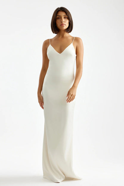 Leila Dress - Oyster