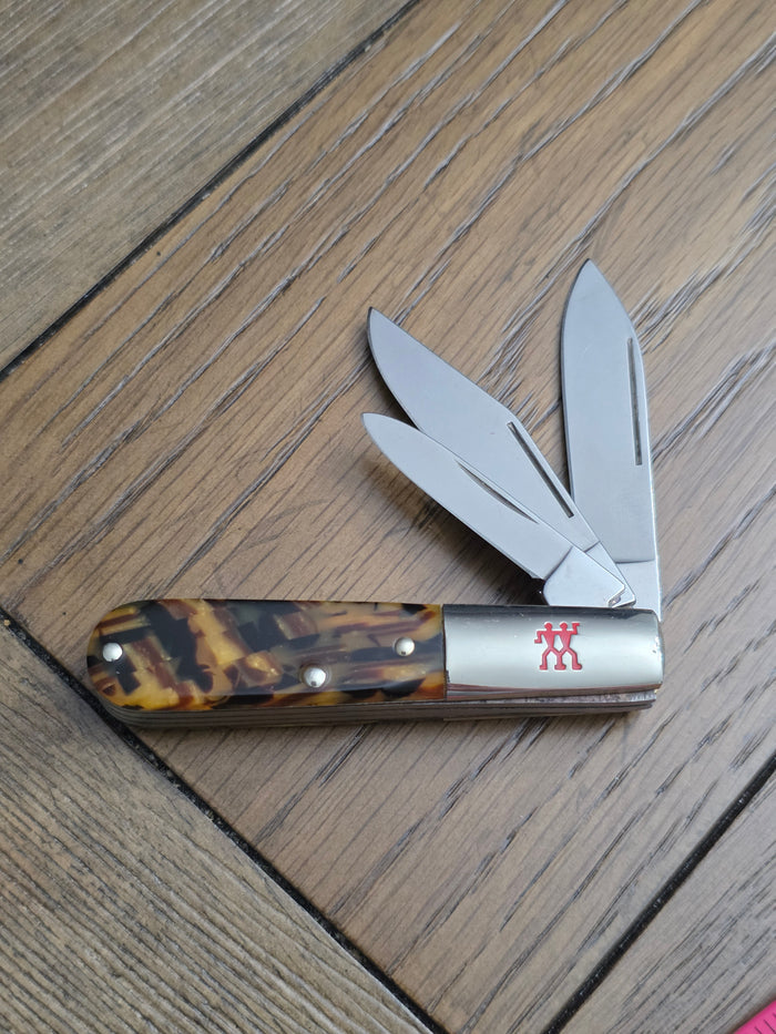 J.A. Henckels Barlow 3 Blade Barlow Imitation Tortoise Shell Handle No Box