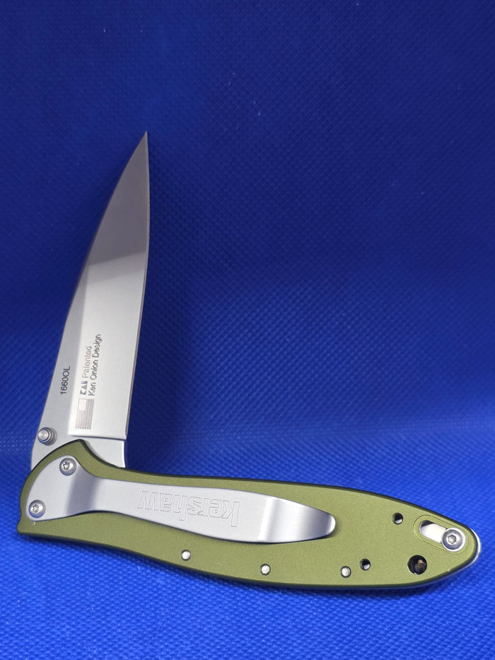 Kershaw Leek Olive Green USA Speedsafe - 1660OL