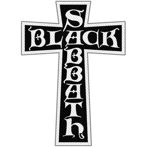 Patch - Black Sabbath - Cross Logo Cut-Out