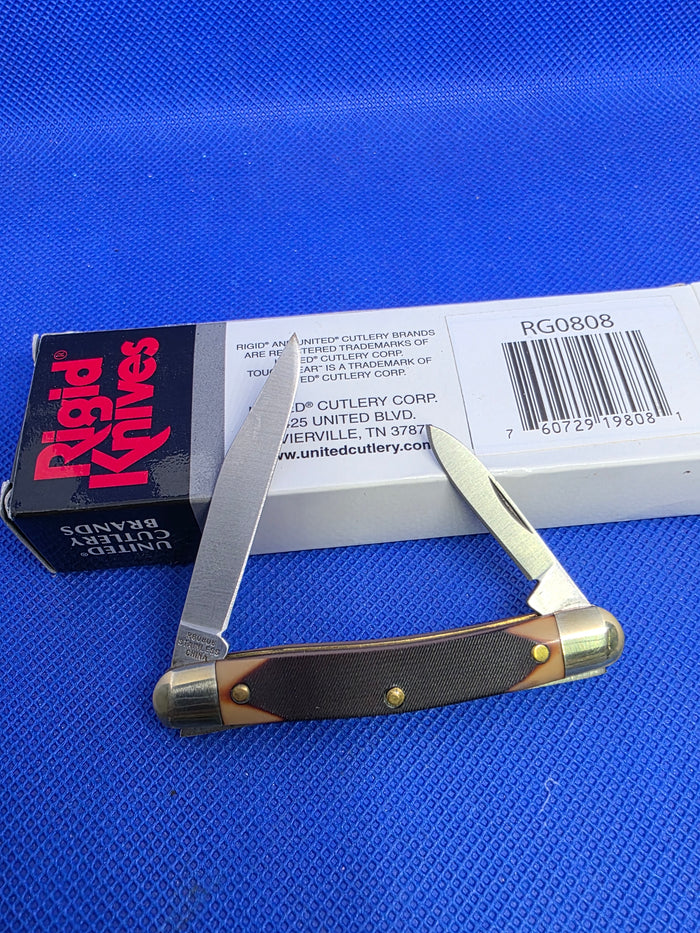 Rigid Small Pen Knife Sawcut Delrin Handles NIB RG0808 by United Cutlery