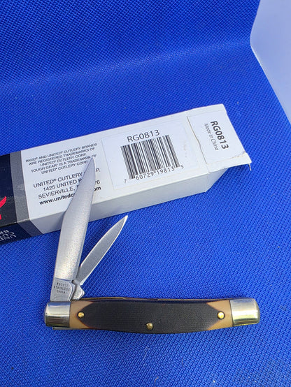 Rigid Texas Jack Brown Sawcut Delrin Handles NIB RG0813