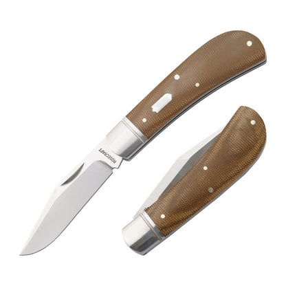 RoseCraft Hatchie River Jack - Brown Micarta RCT033LBM