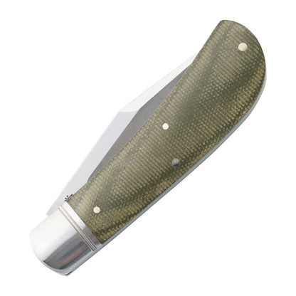 RoseCraft Hatchie River Jack - Light Green Micarta - RCT033-LGM