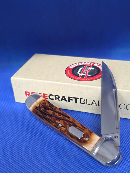 RoseCraft Snake Creek Copperhead Dapper Brown Jigged RCT035-DBJ