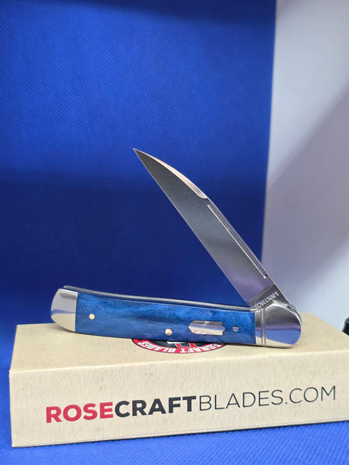 RoseCraft Snake Creek Copperhead Vintage Blue Bone - RCT035-VBB