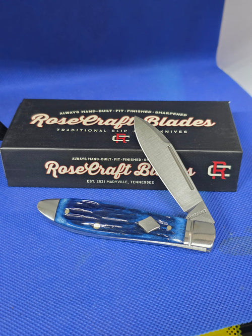 RoseCraft Tanasi Lake Tear Drop Blue Jig Bone - RCT017-BJB