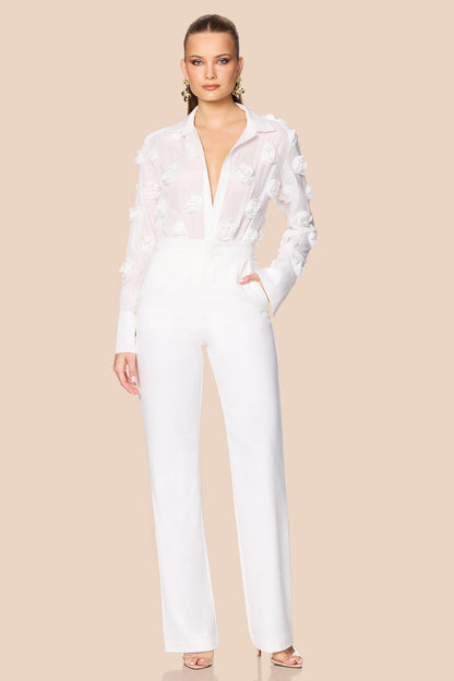 Nookie Roselie Bodysuit - White