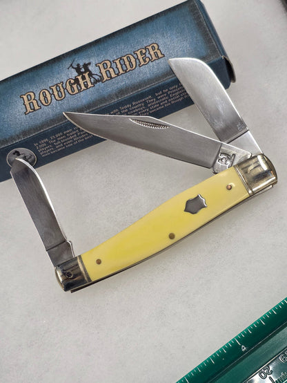 Rough Rider - Yellow Synthetic Large Stockman RR603