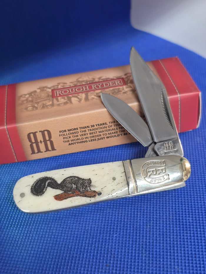Rough Ryder - Barlow - Custom Wildlife Series - Squirrel - RR198SQ