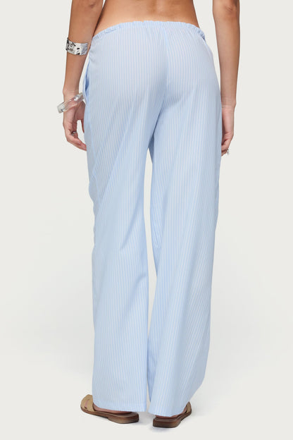 Cersei Striped Low Rise Pants