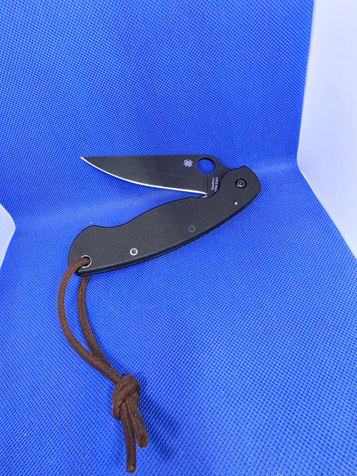 Spyderco Military 2 - Plain Black Linerlock - CPMS30V - Lightly Used