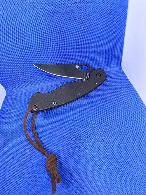 Spyderco Military 2 - Plain Black Linerlock - CPMS30V - Lightly Used