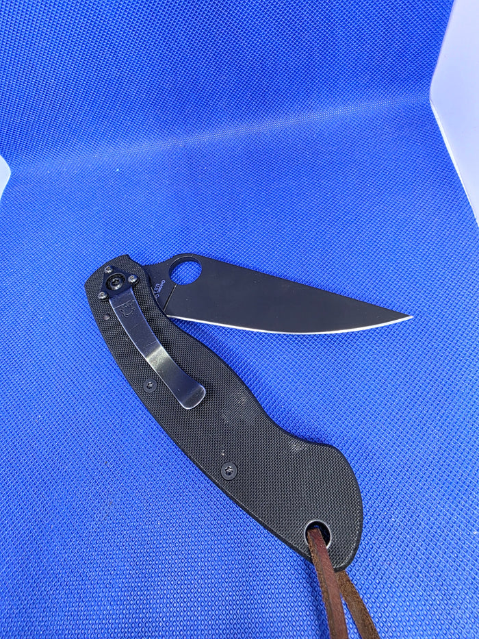 Spyderco Military 2 - Plain Black Linerlock - CPMS30V - Lightly Used
